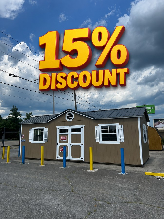 #1 Utility Gable Dormer – 12 X 28 (SPECIAL PRICE $9,413.00)